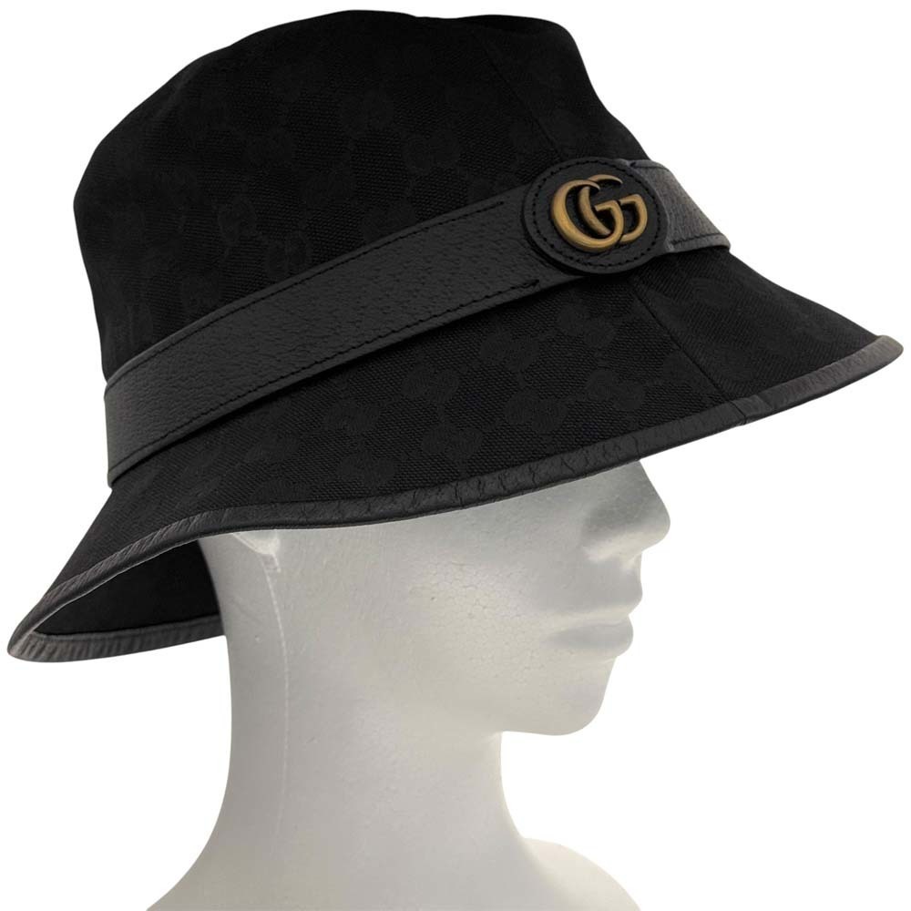 Gucci Fedora hat GG canvas bucket hat Brand accessory